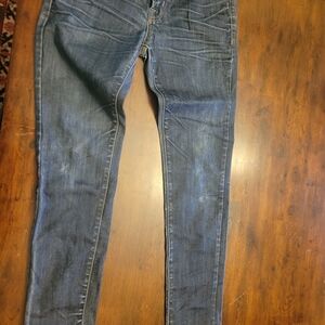 American Eagle Outfitters Dark Blue Skinny Jeans